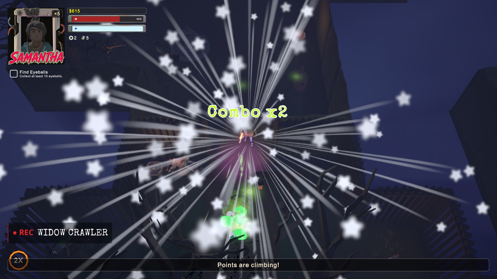 Haunted House Hellshift gameplay showing combo2.